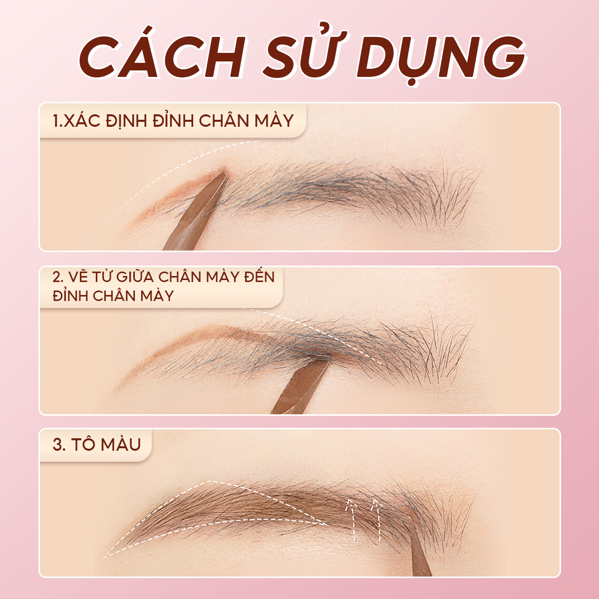 Mô tả Chì kẻ chân mày IMAGIC EY-344 thiết kế kiểu dây kéo giấy chuyên nghiệp 13g - 5