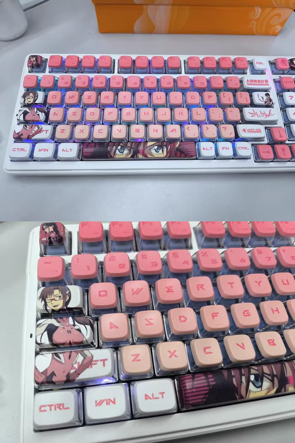 Pokemon Gengar Pudding Keycap OEM Profile PBT EVA Asuka Kuromi Frieren ...