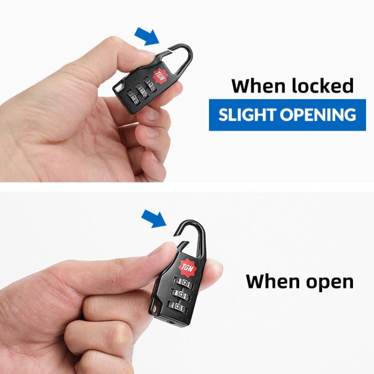 Mô tả Tigernu 001 Khóa Ba Lô Kết Hợp An Toàn Có Khóa - 2
