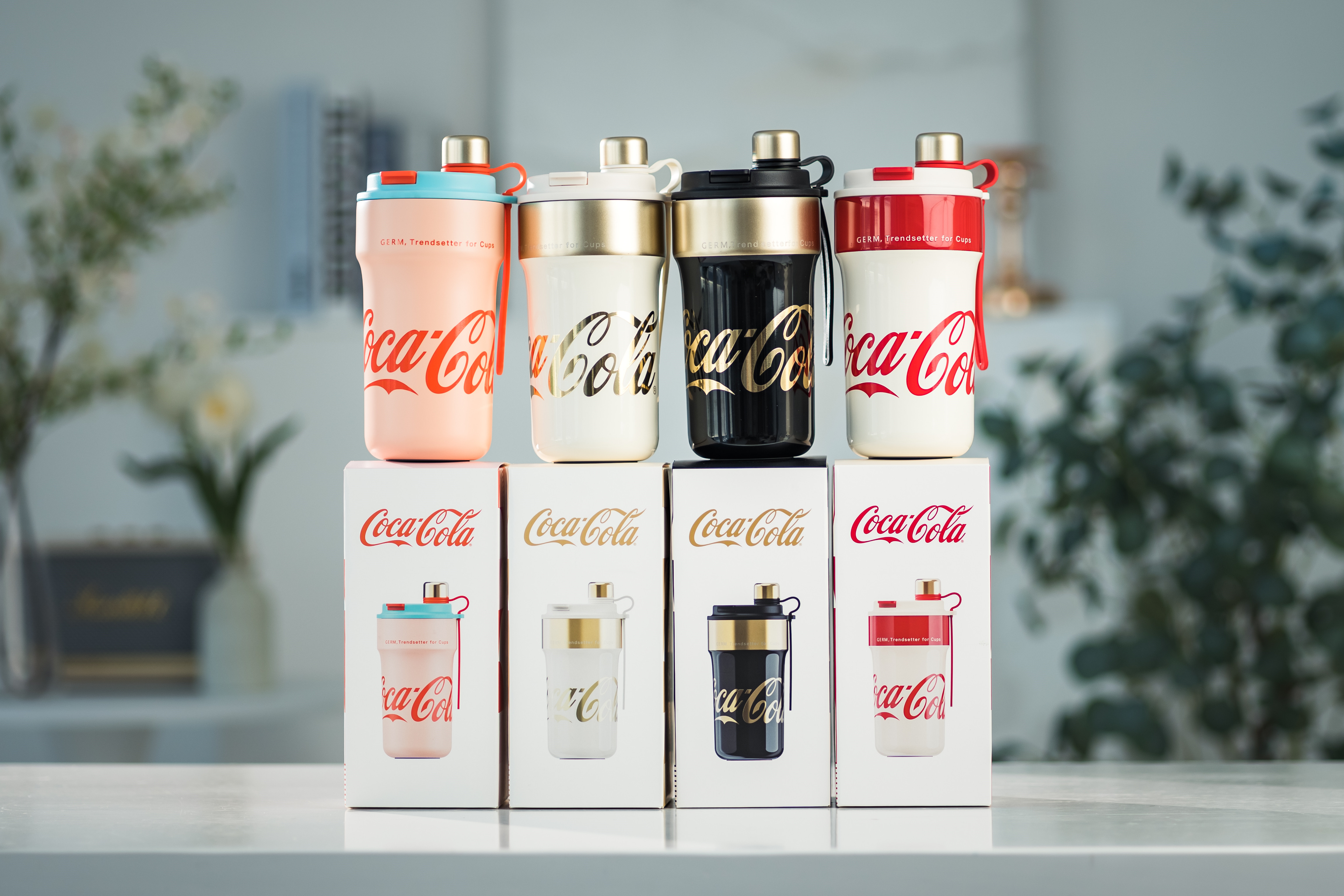 Mô tả Insulated cup Germ capacity 650ml 316 grade stainless steel material Coca Cola Co branded straw Cup - 1