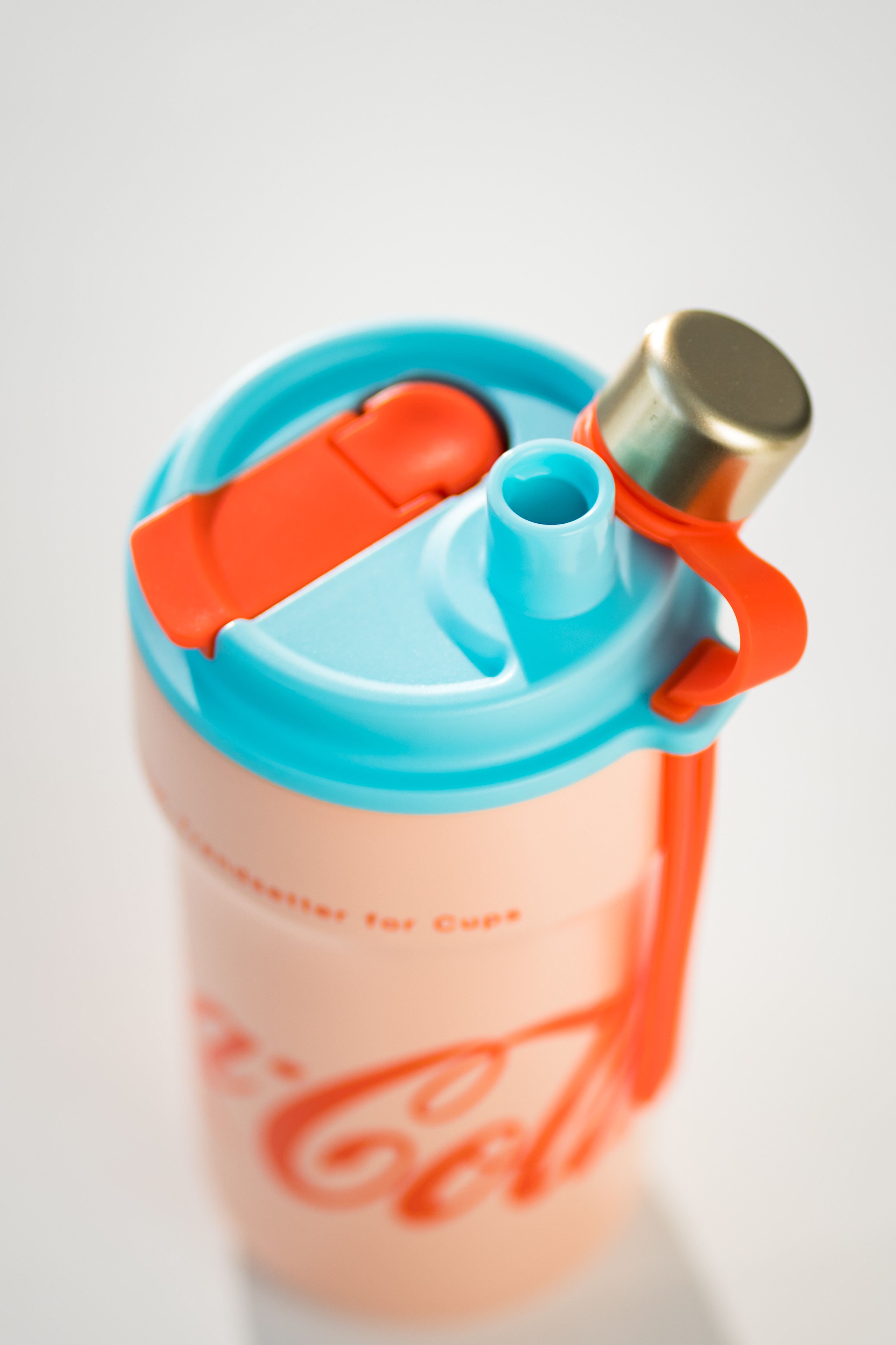 Mô tả Insulated cup Germ capacity 650ml 316 grade stainless steel material Coca Cola Co branded straw Cup - 5