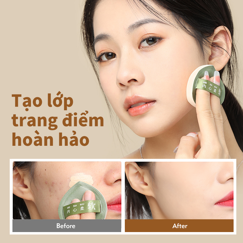 Hộp Mút Cushion + 2 Mút XL AMORTALS – Chính Hãng, Siêu Mềm Lớn Tán Nền ...