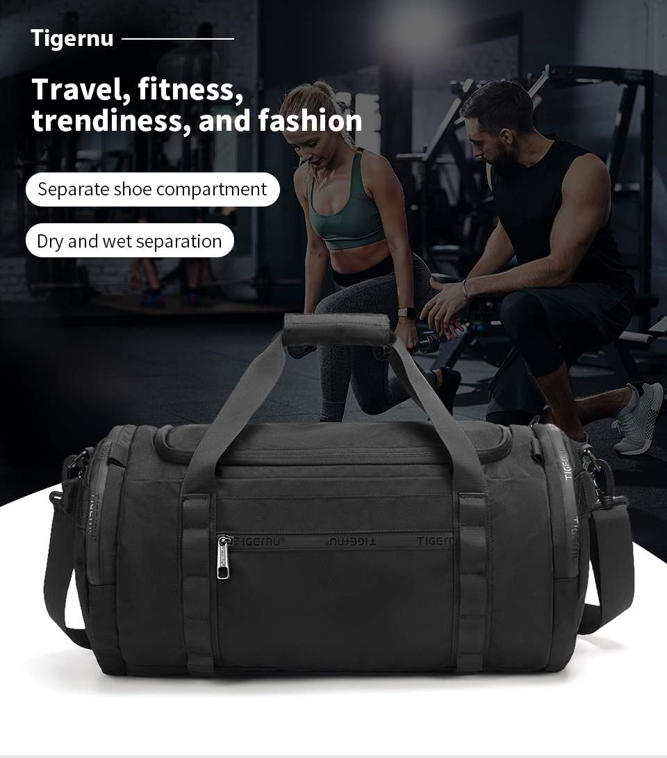 Mô tả Tigernu 1051 Thể Thao Nam Tập Gym Để Tập Thể Dục Ngoài Trời Chống Nước Nam Túi Xách Du Lịch - 2