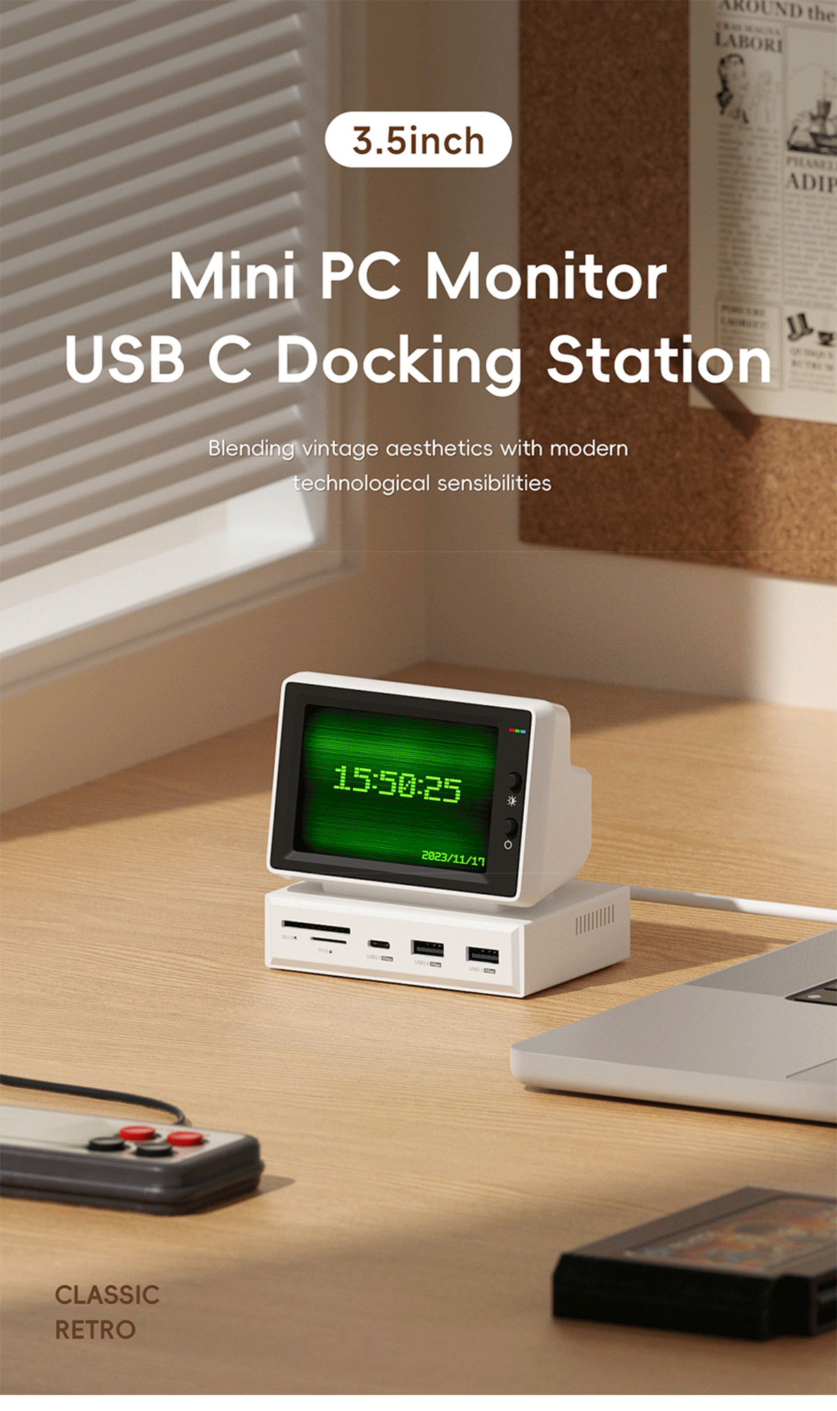Hagibis IPSミニモニター 3.5インチ Amazon | Hagibis IPSミニモニター 3.5インチ USB-C ハブ一体型