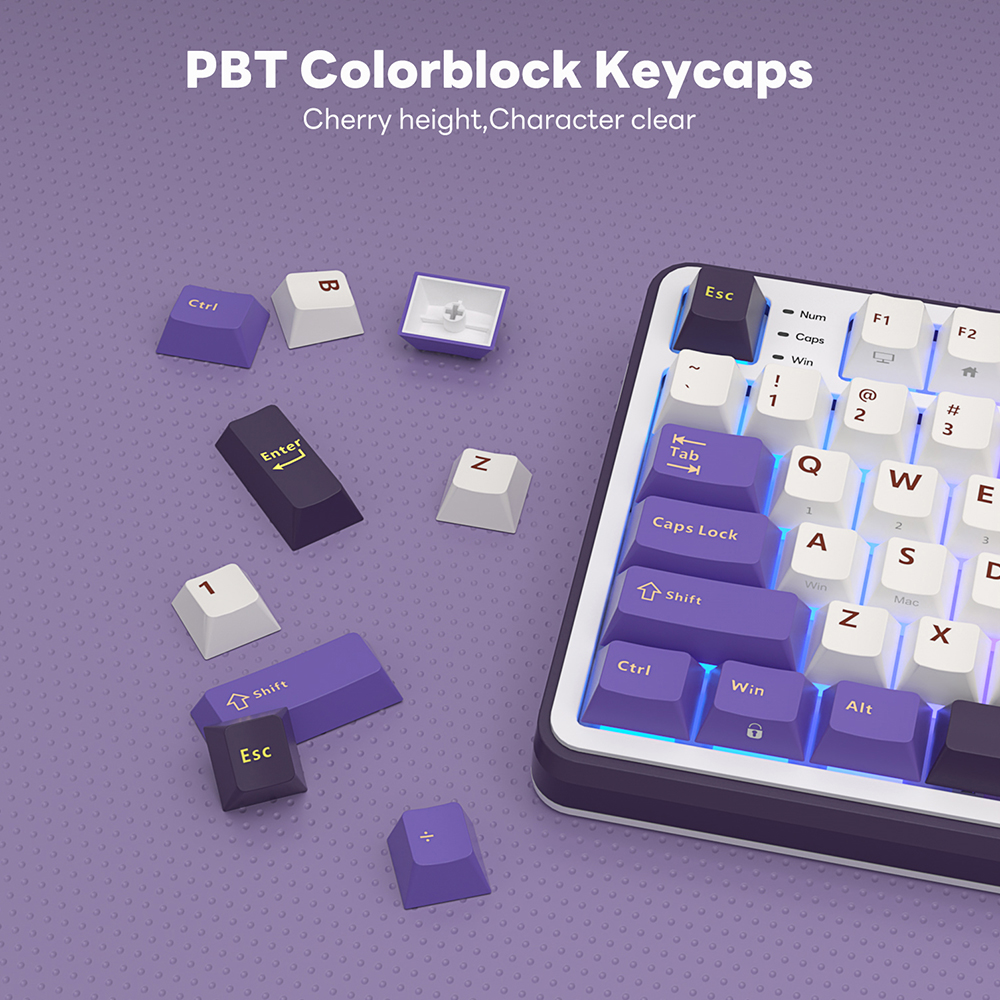 Mô tả Royal Kludge RK S98 Blackberry 98 Key Tri-Mode RGB Có Dây Bluetooth 2.4G Không Dây 3 Chế Độ Với Màn Hình TFT - 7