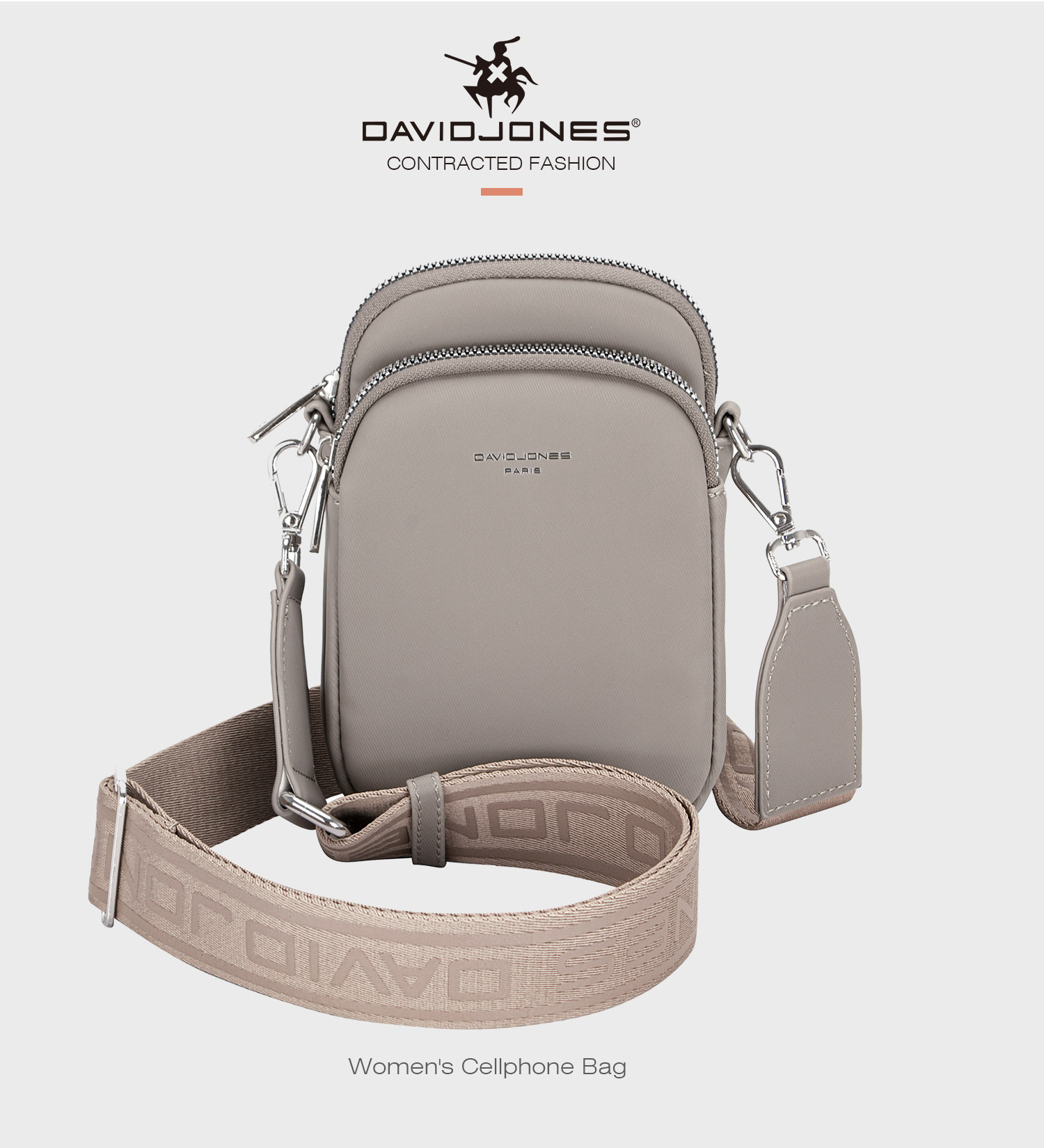 Mô tả Túi da pu DAVID JONES đeo chéo thời trang paris cho nữ - 2