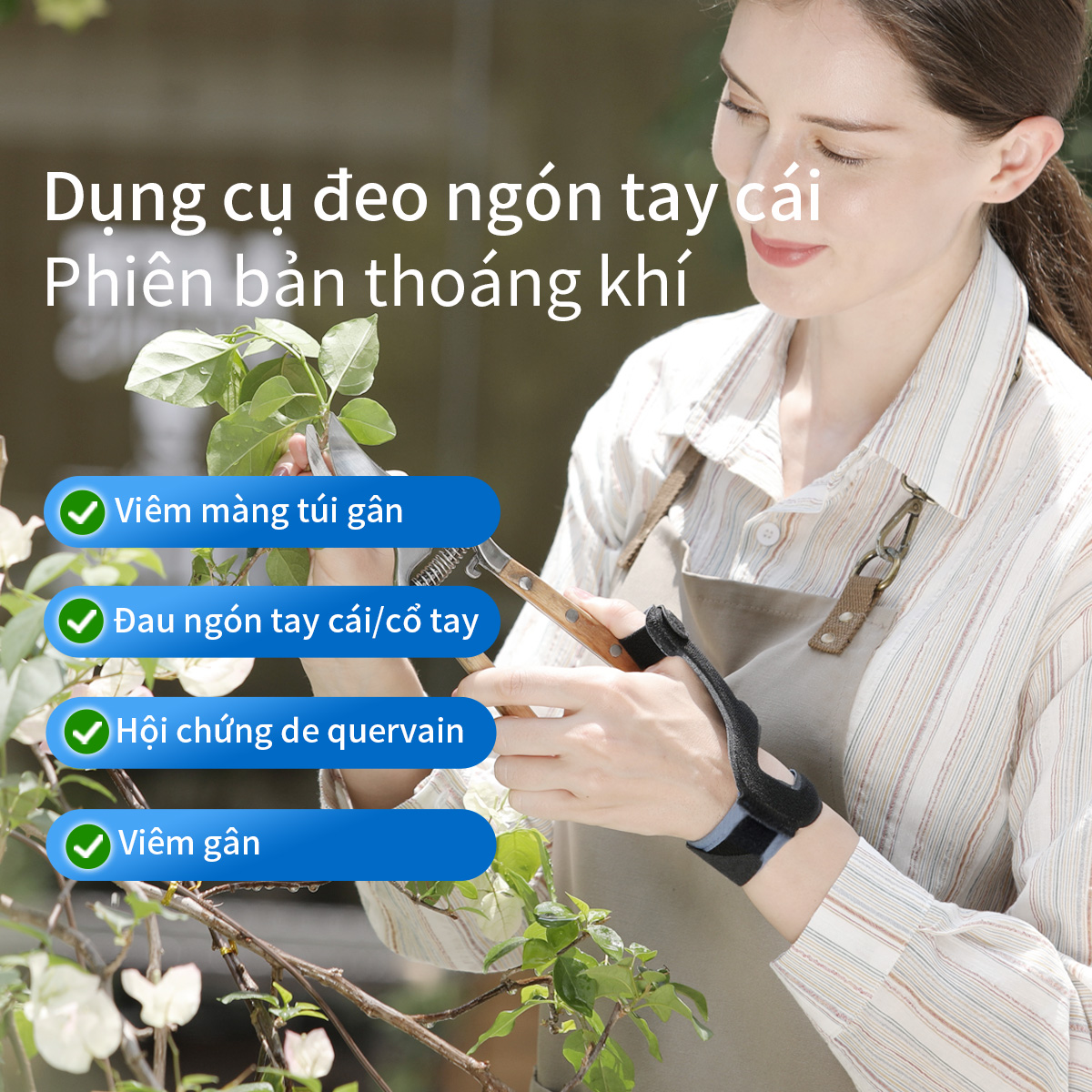 Mô tả Dụng cụ đeo ngón tay cái VELPEAU - thanh nẹp Spica có thể đảo chiều cổ tay và ngón tay, đai đeo hỗ trợ CMC, dụng cụ giữ ổn định cho ngón tay, De Quervain's, viêm khớp, viêm gân, giảm đau ống cổ tay - 1