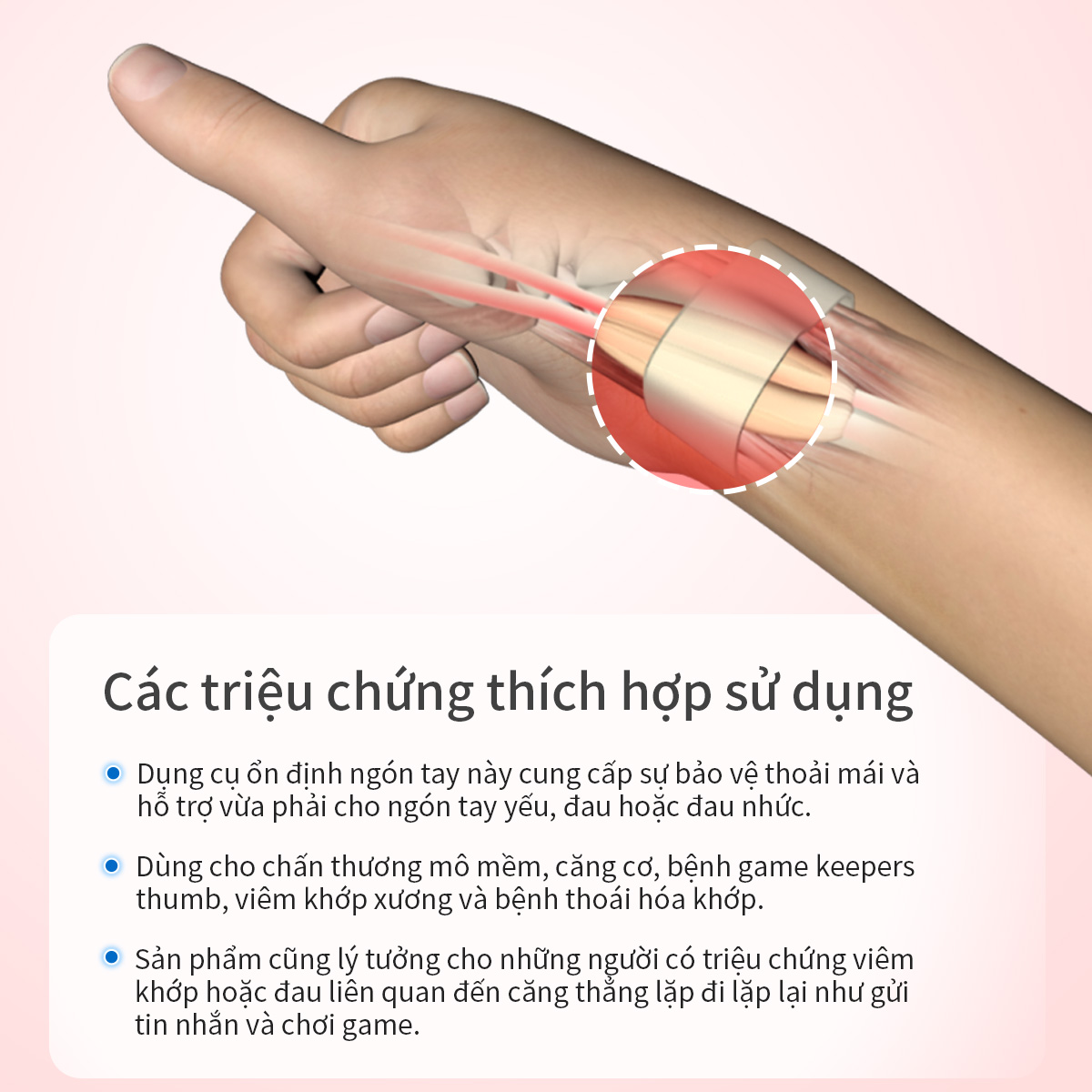 Mô tả Dụng cụ đeo ngón tay cái VELPEAU - thanh nẹp Spica có thể đảo chiều cổ tay và ngón tay, đai đeo hỗ trợ CMC, dụng cụ giữ ổn định cho ngón tay, De Quervain's, viêm khớp, viêm gân, giảm đau ống cổ tay - 3