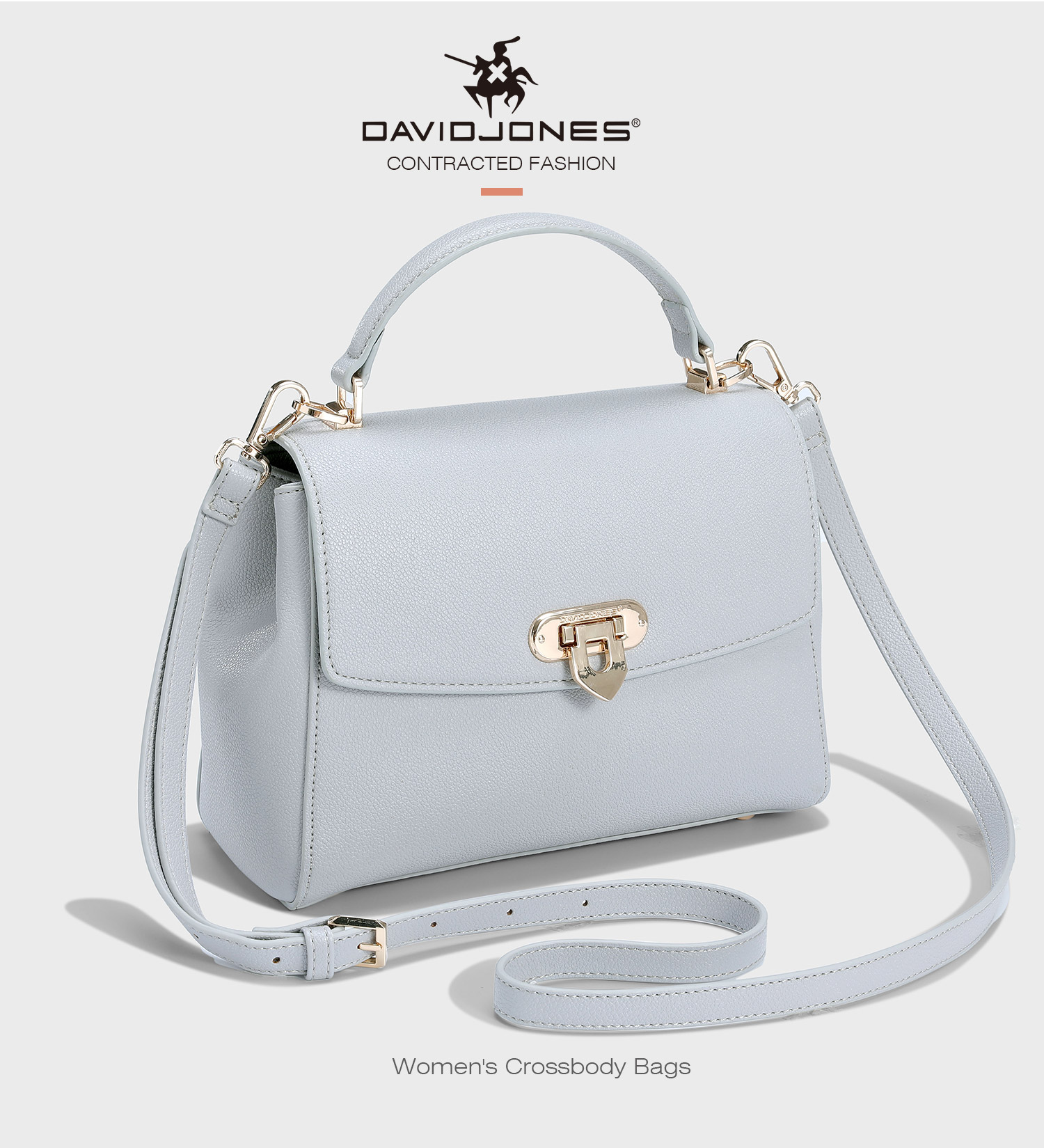 Mô tả David Jones Paris 2025 Xuân Hè Bộ Sưu Tập Mới Thiết Kế Nữ Đeo Vai Túi Da pu Nữ Mềm Mại Và Mềm Mại - 2