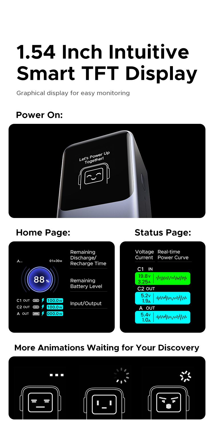 Ugreen 130W 20000mAh |25000mAh 200W Laptop Power Bank Sạc Siêu Nhanh 100W PD3.1 Cho Macbook Air / Pro Lenovo cho iPhone 18 Pro Max iPhone 17 Pro Max – ảnh mô tả chi tiết 14