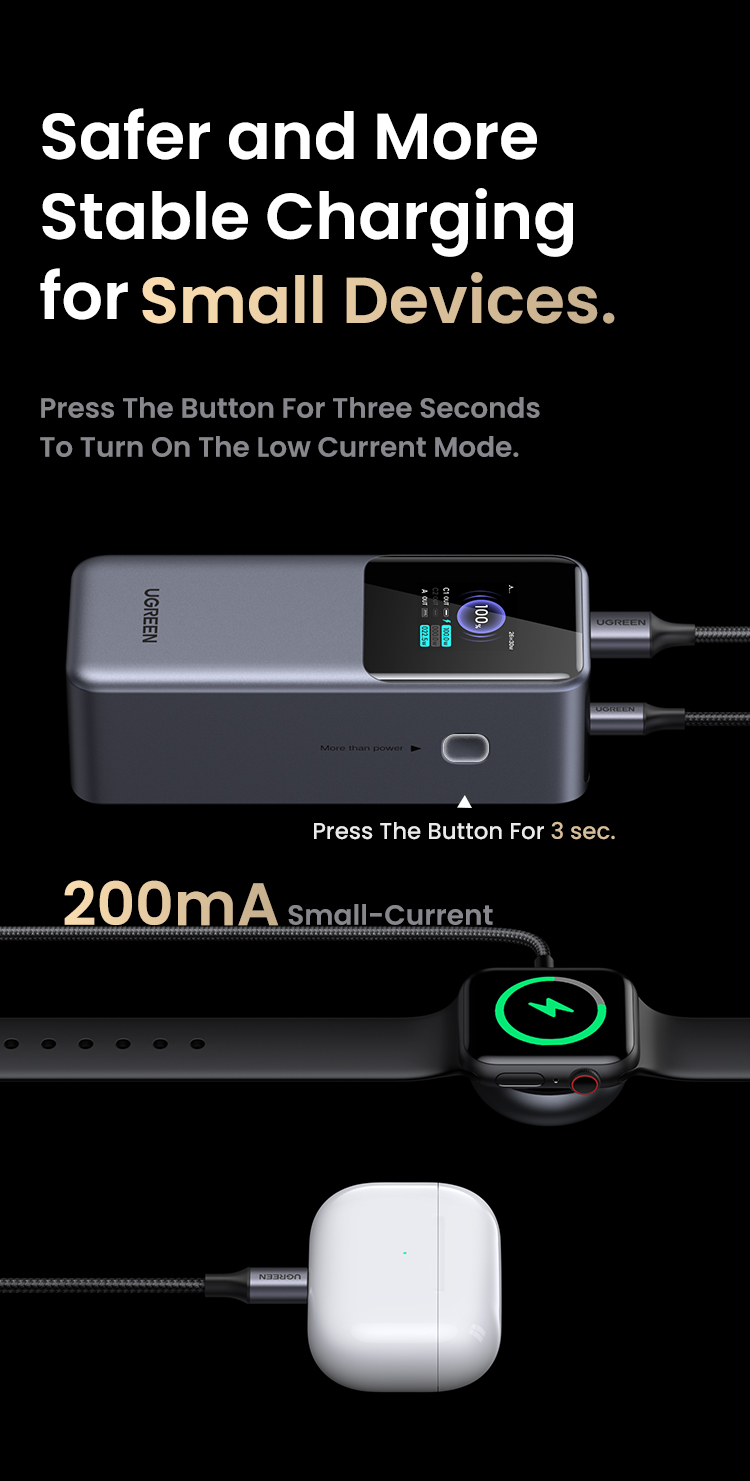 Ugreen 130W 20000mAh |25000mAh 200W Laptop Power Bank Sạc Siêu Nhanh 100W PD3.1 Cho Macbook Air / Pro Lenovo cho iPhone 18 Pro Max iPhone 17 Pro Max – ảnh mô tả chi tiết 35