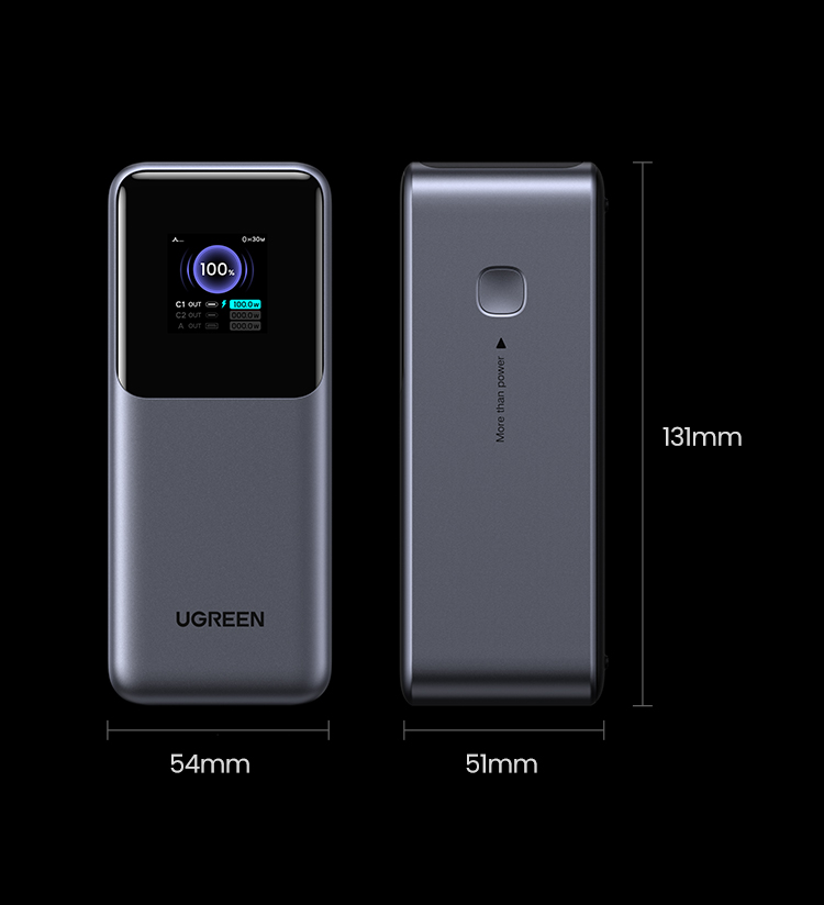Ugreen 130W 20000mAh |25000mAh 200W Laptop Power Bank Sạc Siêu Nhanh 100W PD3.1 Cho Macbook Air / Pro Lenovo cho iPhone 18 Pro Max iPhone 17 Pro Max – ảnh mô tả chi tiết 42
