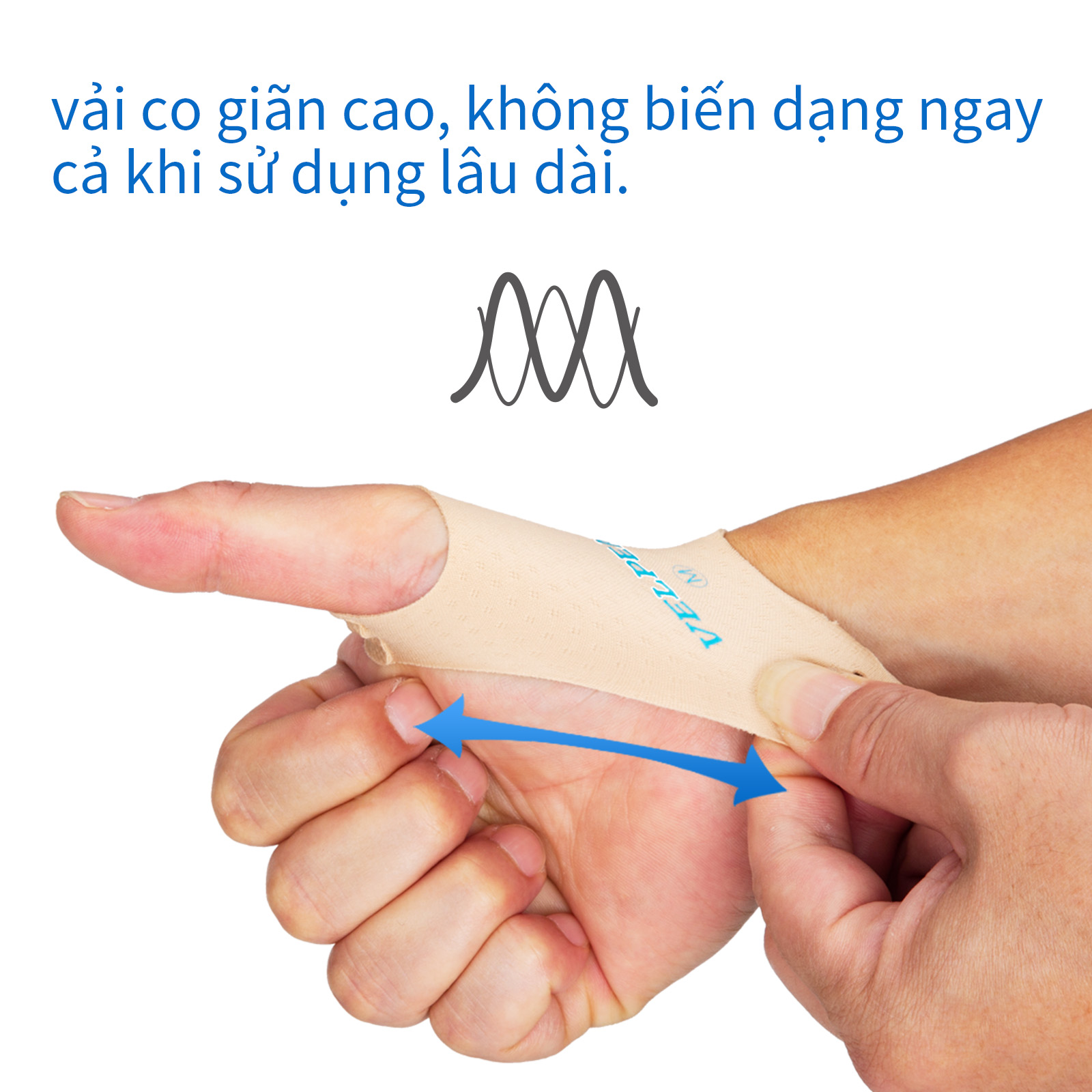 Mô tả VELPEAU bao tay hỗ trợ ngón cái đàn hồi cao (Một đôi) - Dụng cụ bảo vệ ngón cái mềm mại, có thể giúp giảm đau, viêm khớp, đau khớp, viêm gân, trật khớp, thể thao - 7