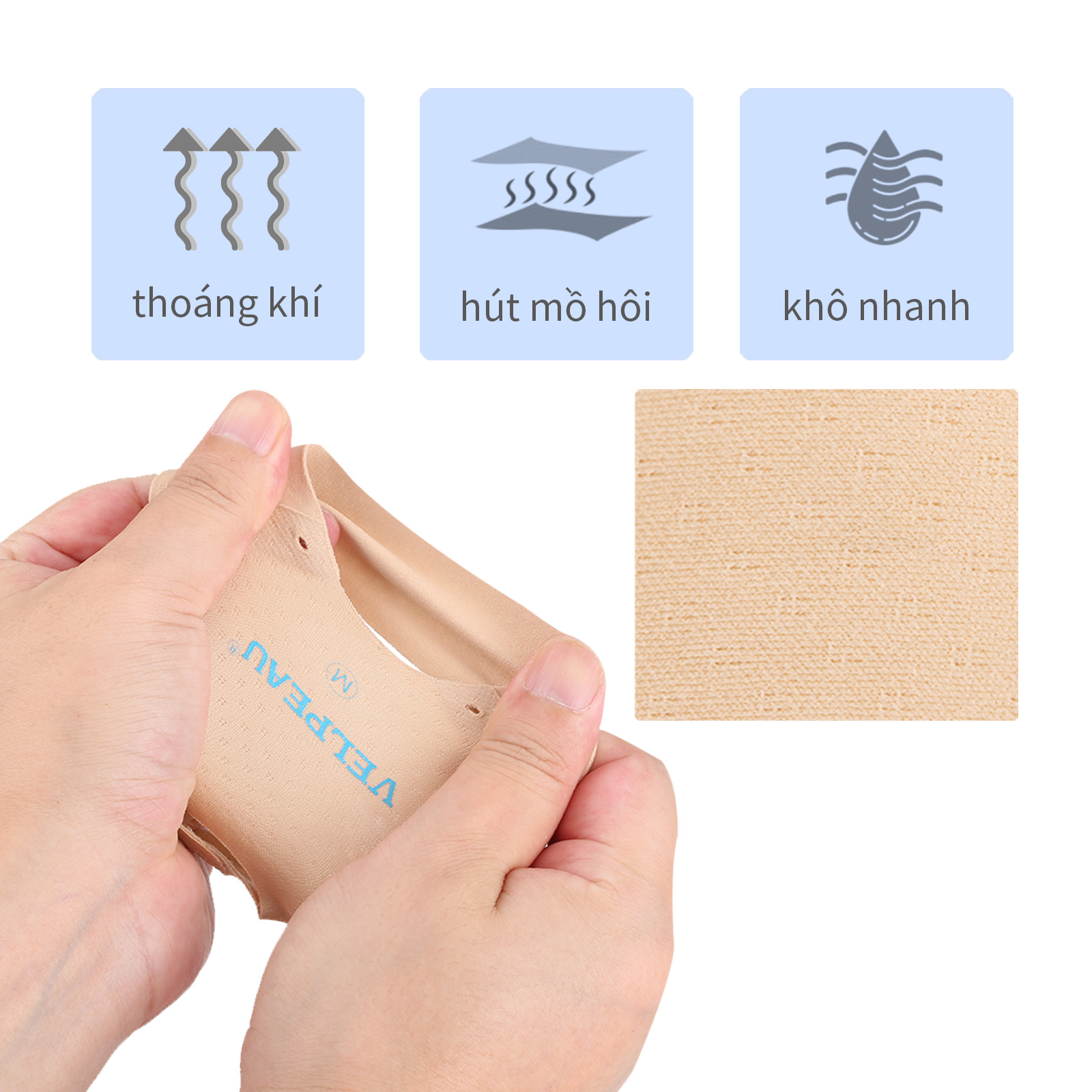 Mô tả VELPEAU bao tay hỗ trợ ngón cái đàn hồi cao (Một đôi) - Dụng cụ bảo vệ ngón cái mềm mại, có thể giúp giảm đau, viêm khớp, đau khớp, viêm gân, trật khớp, thể thao - 8