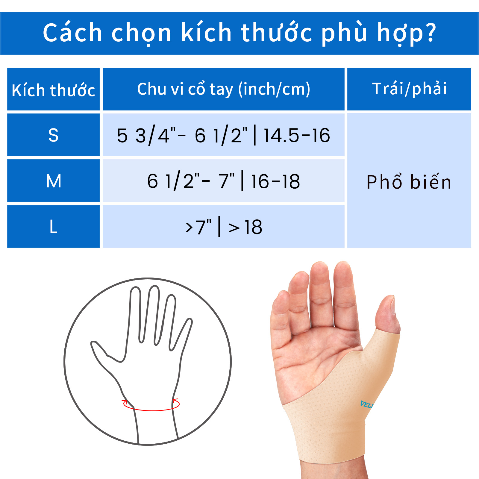 Mô tả VELPEAU bao tay hỗ trợ ngón cái đàn hồi cao (Một đôi) - Dụng cụ bảo vệ ngón cái mềm mại, có thể giúp giảm đau, viêm khớp, đau khớp, viêm gân, trật khớp, thể thao - 12
