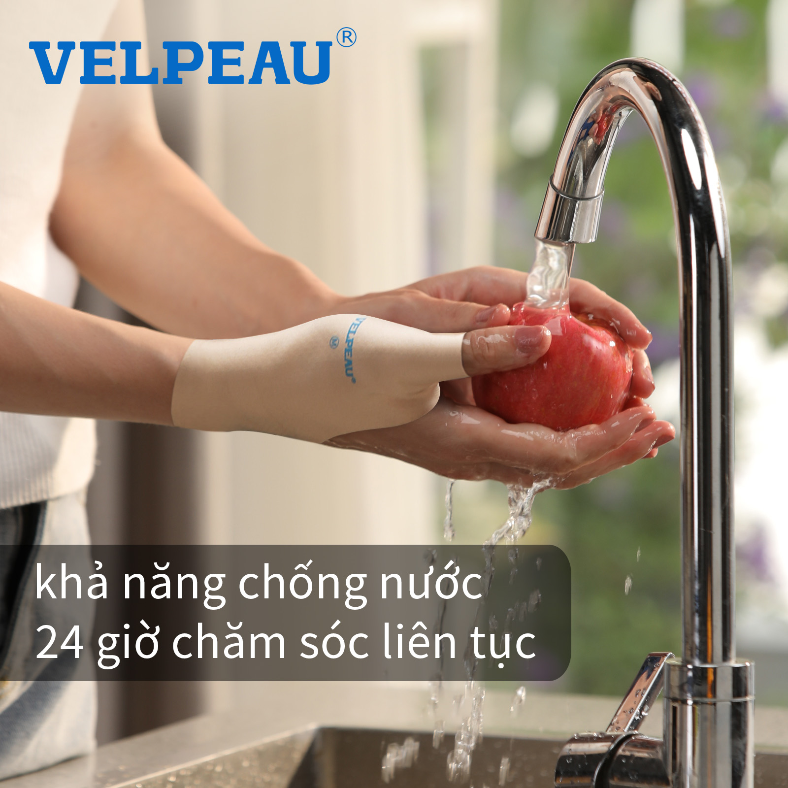 Mô tả VELPEAU bao tay hỗ trợ ngón cái đàn hồi cao (Một đôi) - Dụng cụ bảo vệ ngón cái mềm mại, có thể giúp giảm đau, viêm khớp, đau khớp, viêm gân, trật khớp, thể thao - 3