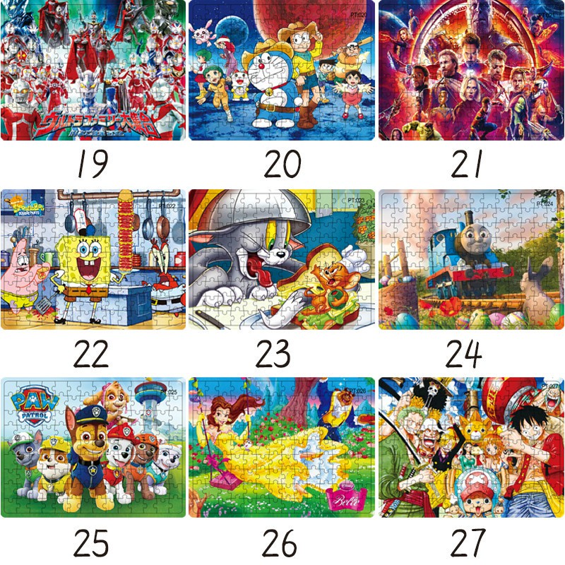 Mô tả Mèo Và Chuột Anime Xếp Hình Bộ 126 Miếng Giấy Dày Xếp Hình Đồ Chơi Bé Trai Bé Gái Trí Não Tập Thể Dục Bộ Xếp Hình Trung Thu Lễ Hội Mùa Học Quà Tặng - 2