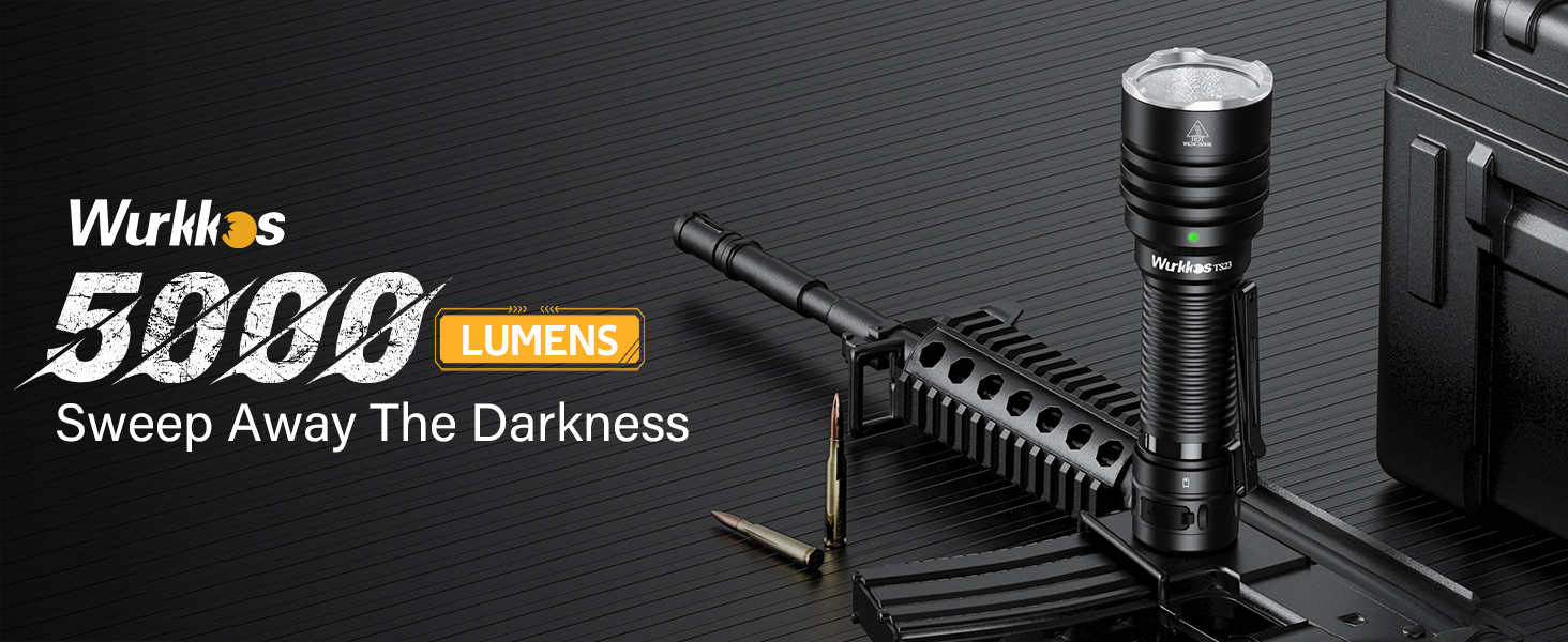 Đèn pin Led Wurkkos TS23 5000Lm XHP70.3 6000-6500K 21700 có trình điều ...