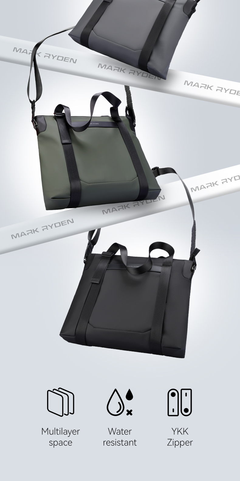 Mô tả Túi Tote làm việc hàng ngày MARK RYDEN - Du lịch nhẹ - 4