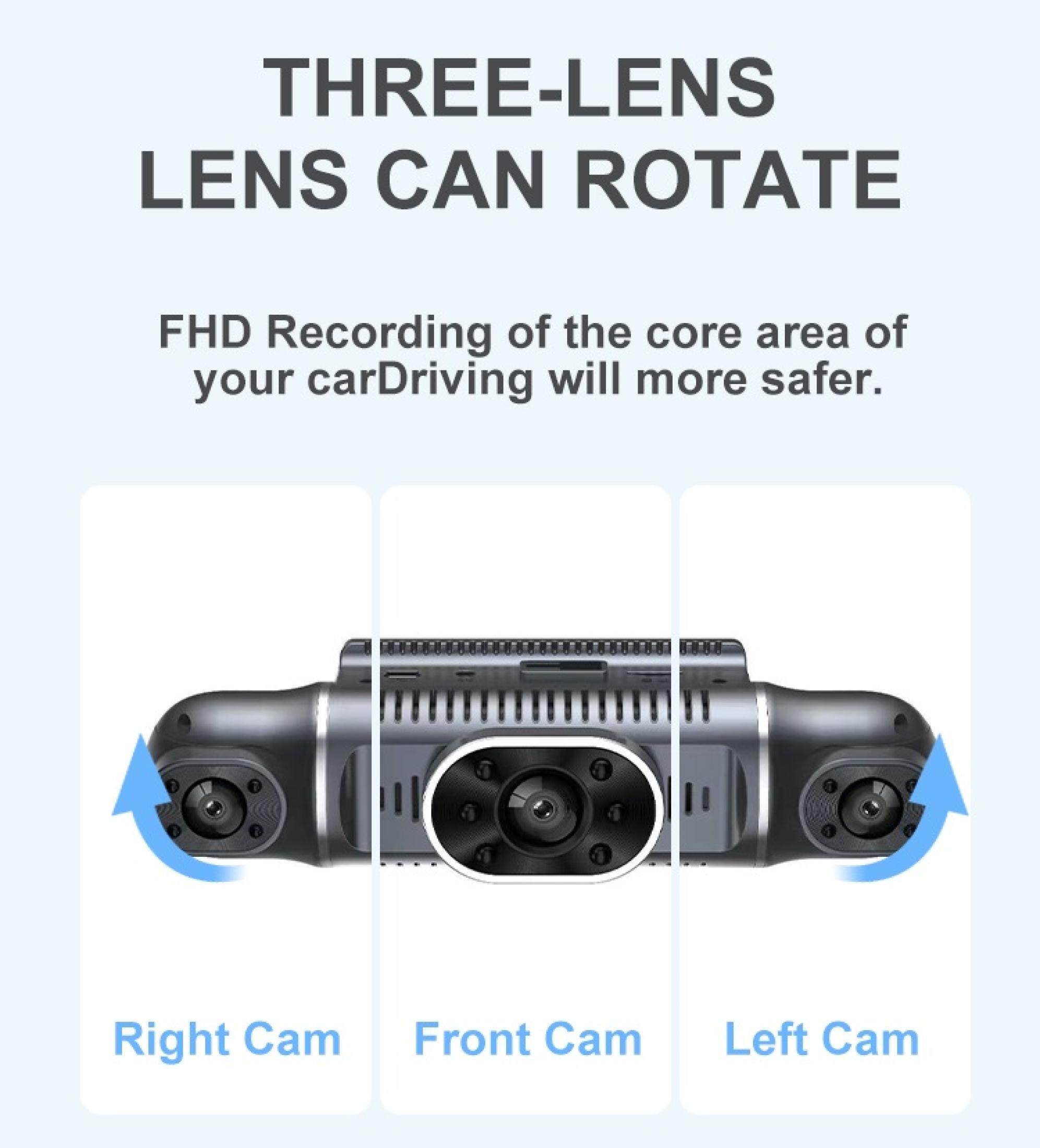 Camera hành trình Ekleva 4 kênh góc nhìn