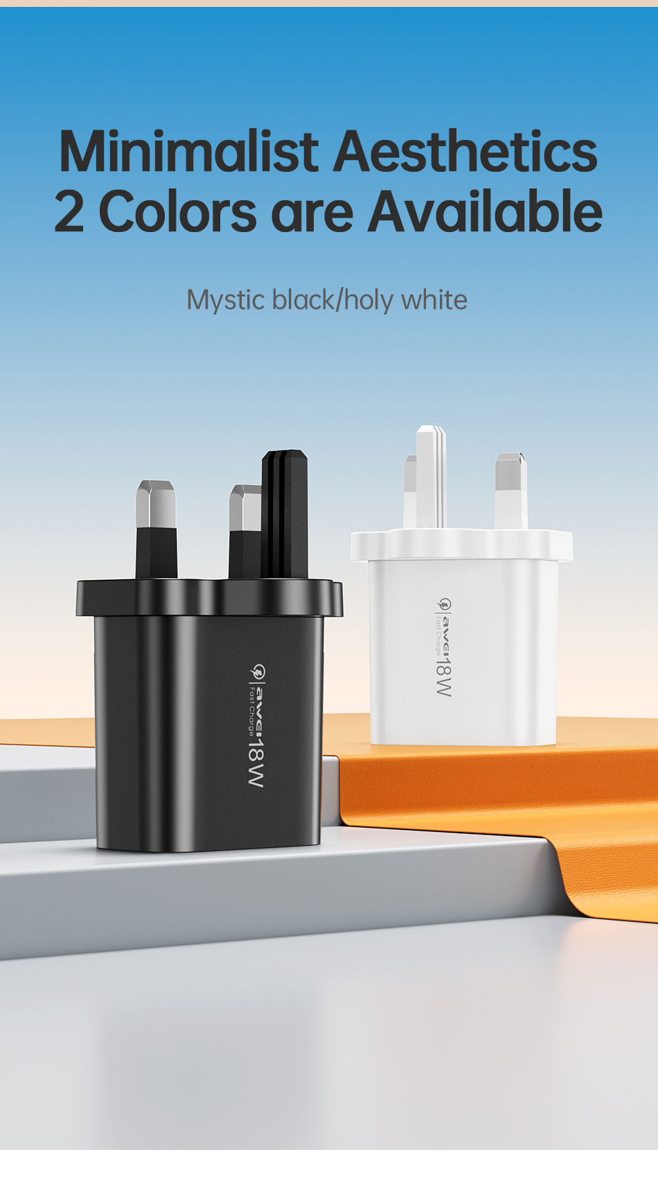 Mô tả Bộ Sạc Nhanh Awei PD59 18W USB - An Toàn, Ổn Định Cho Điện Thoại Thông Minh - 9