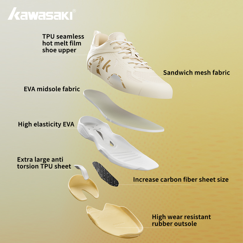 Kawasaki Pickleball Giày Cầu Lông Honor Series B3322 C4322 Giày