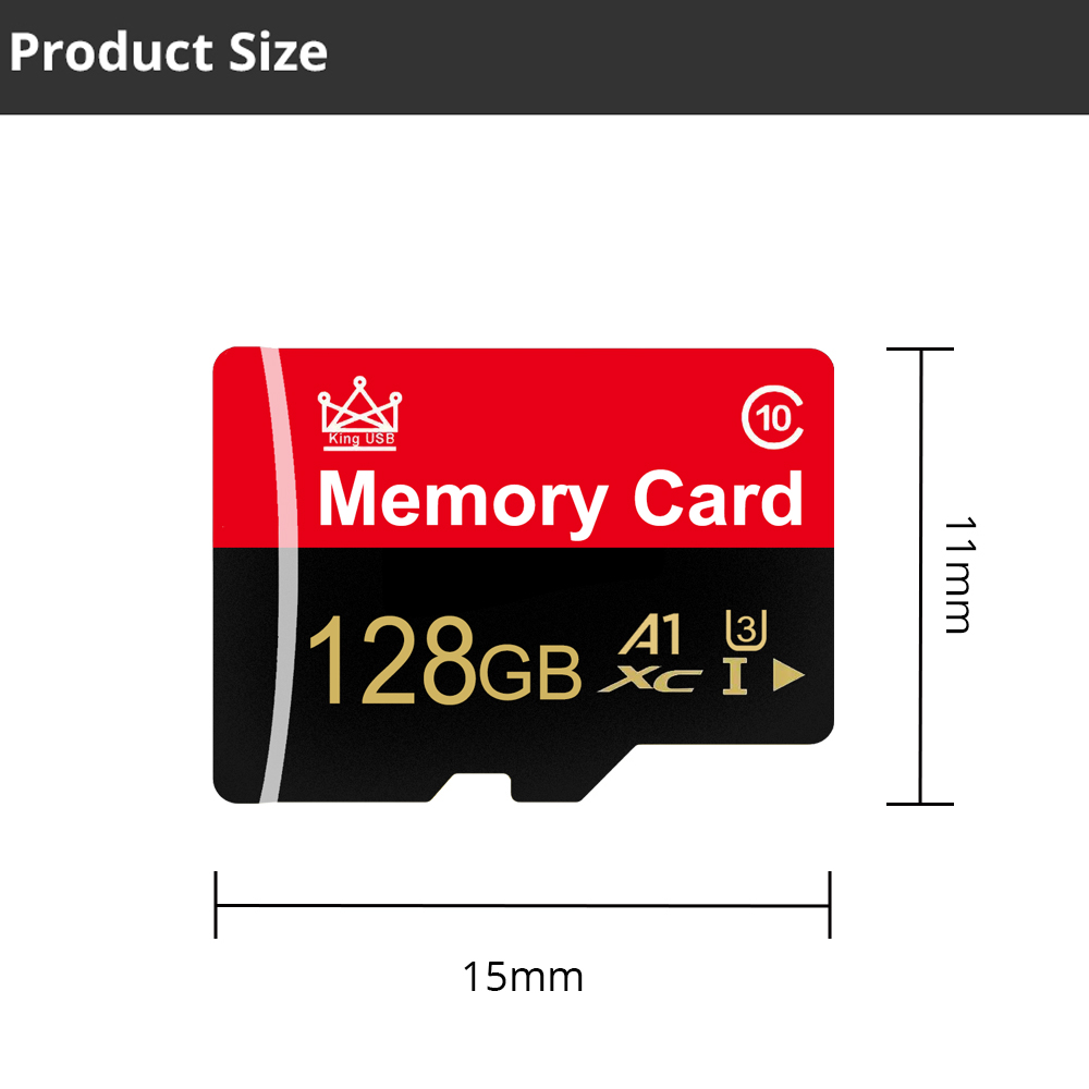 Thẻ nhớ microSD tốc độ cao 128GB, thẻ nhớ 64GB 32GB 16GB Classe 10 A1 ...