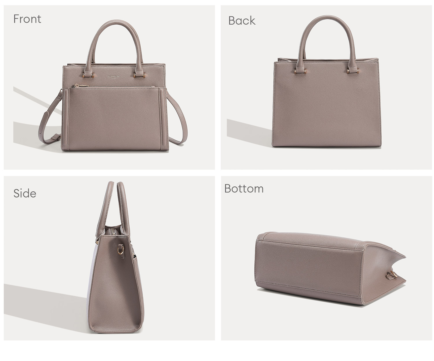 Mô tả David Jones Paris 2024 Xuân Hè Bộ Sưu Tập Mới Thiết Kế Nữ Totes Top-Handle Túi Da pu Nữ Mềm Mại Và Mỏng Túi - 8