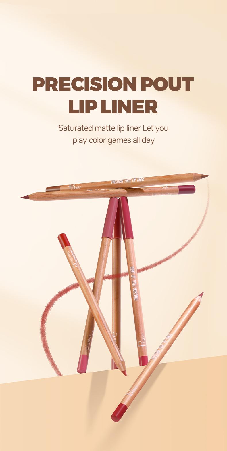 Mô tả Pudaier Creamy 12 Màu Series Lip Liner Set Matte Lipstick Chống Thấm Nước Lâu Dài Son Lót Bộ Phác Thảo Môi Trang Điểm - 1
