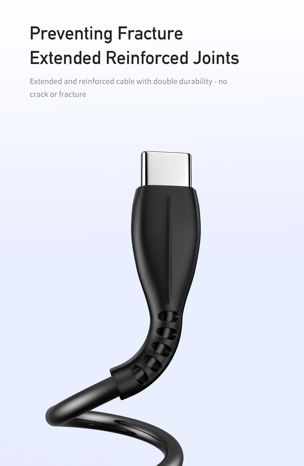 Mô tả Cáp Sạc Awei CL-115L Sạc Nhanh USB Type C Micro cho điện thoại Chính hãng - 6