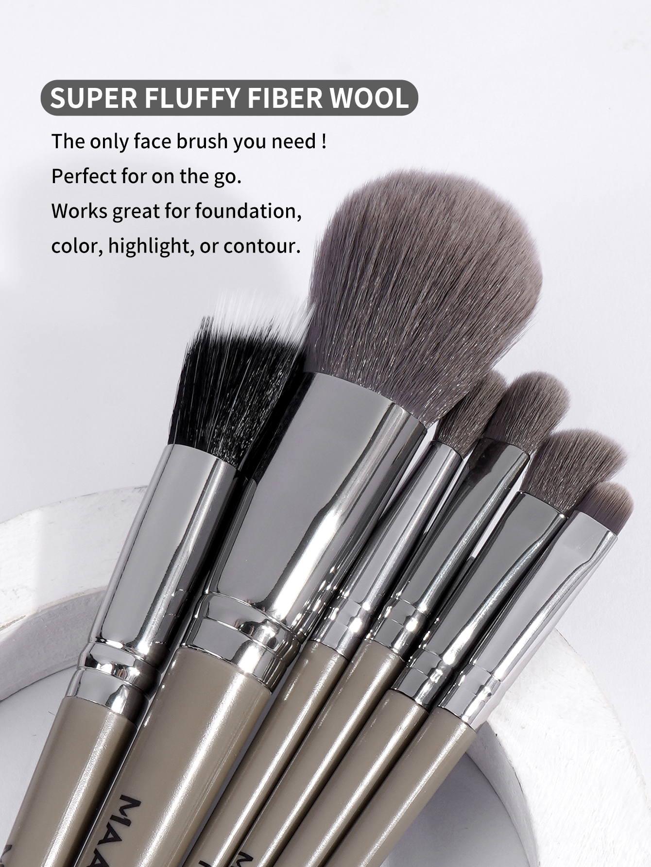 Mô tả Cọ makeup chuyên nghiệp MAANGE 6 cây cọ má hồng và phấn mắt lông siêu mềm thích hợp cho người mới bắt đầu 52161 - 4