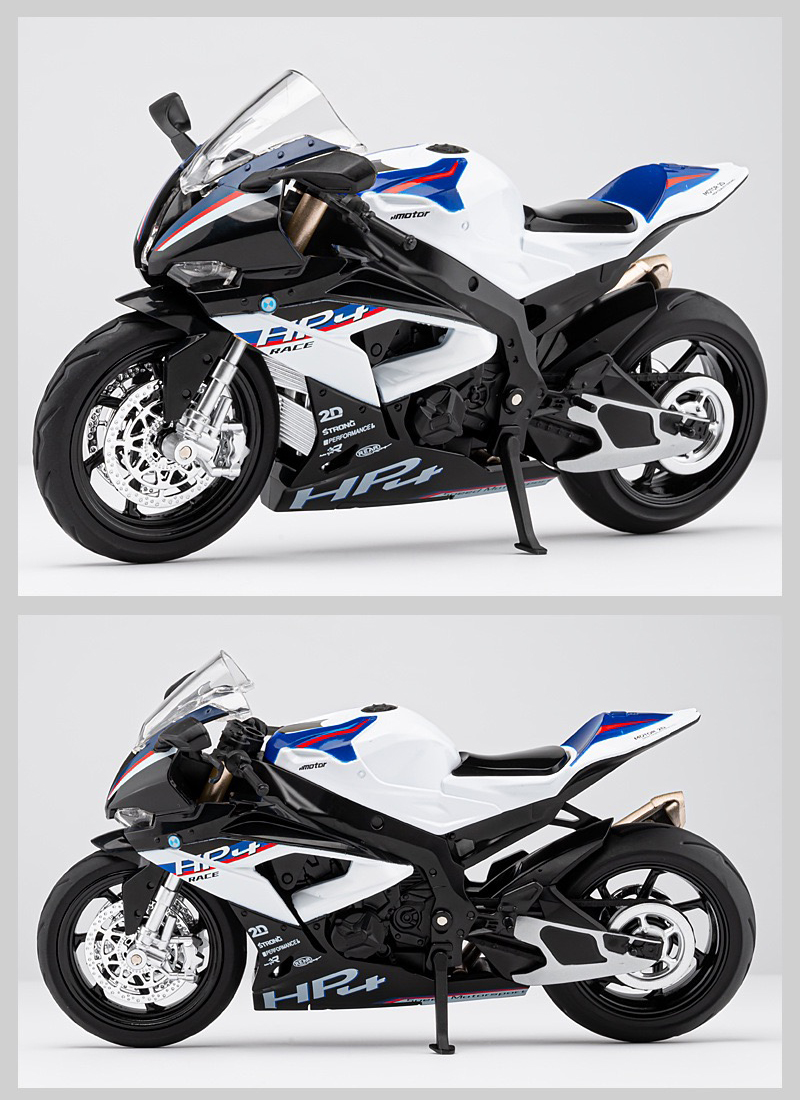 Tỉ Lệ 1: 12 BMW HP4 Hợp Kim Xe Máy Mô Hình Diecast Xe Âm Thanh Ánh Sáng ...