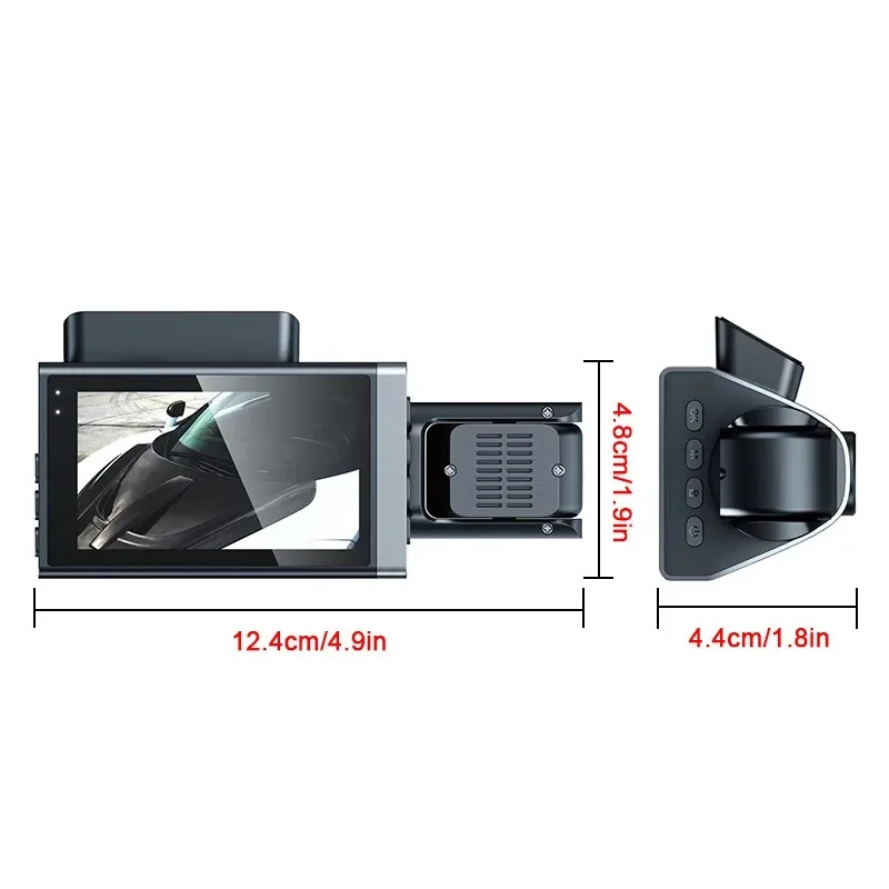 Mô tả Ekleva WiFi Xe Dashcam HD 1080P Cam Hộp Đen 3 Kênh Dvr Với WiFi Đỗ Xe Video Đảo Chiều Hình Ảnh Camera Ô Tô Đầu Ghi Video - 8