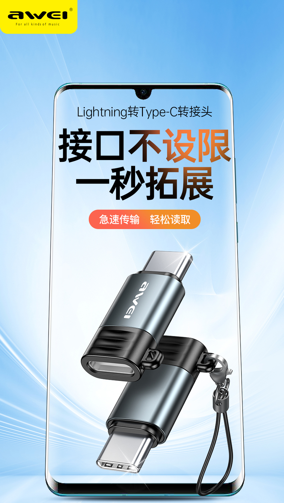 Mô tả Cáp Chuyển Đổi Type C Sang iP Chính Hãng 480Mbps Cho Máy Tính Bảng/iP Pro Max - 1