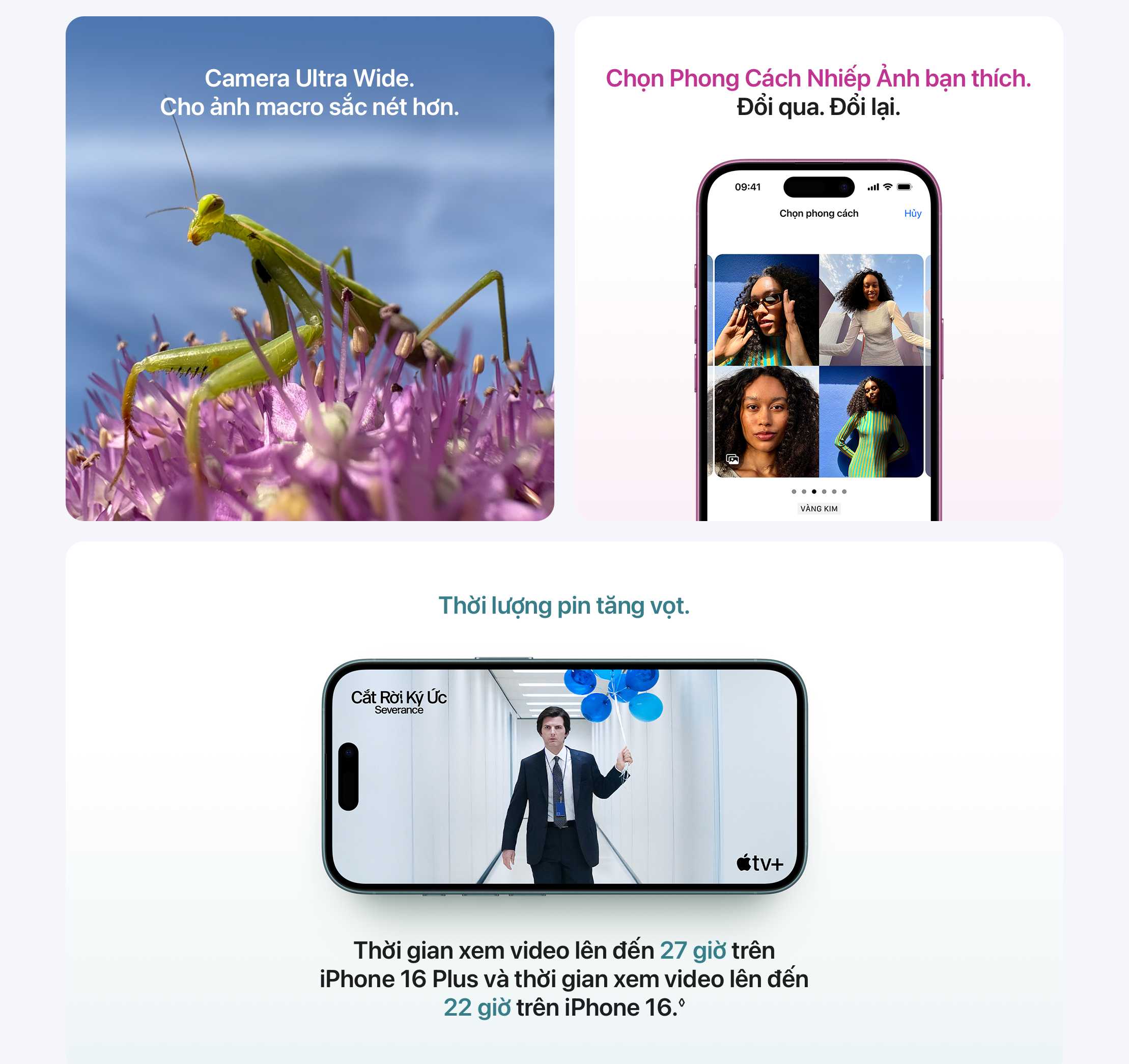 Mô tả Điện thoại Apple iPhone 16 128GB - 3