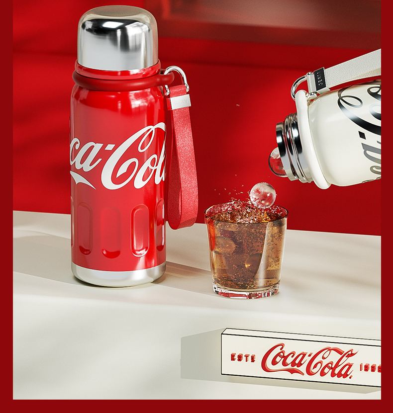 Mô tả Insulated cup Germ capacity 500ml 316 grade stainless steel material Coca Cola Co branded - 1