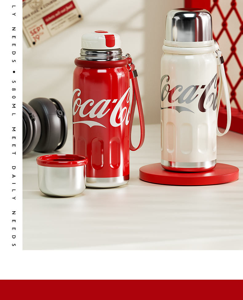 Mô tả Insulated cup Germ capacity 500ml 316 grade stainless steel material Coca Cola Co branded - 8