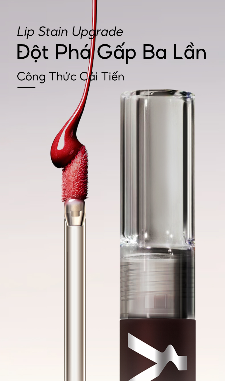 Mô tả COLORKEY Son tint bóng Colorkey dạng lỏng lâu trôi glasting water tint 1.7g - 2