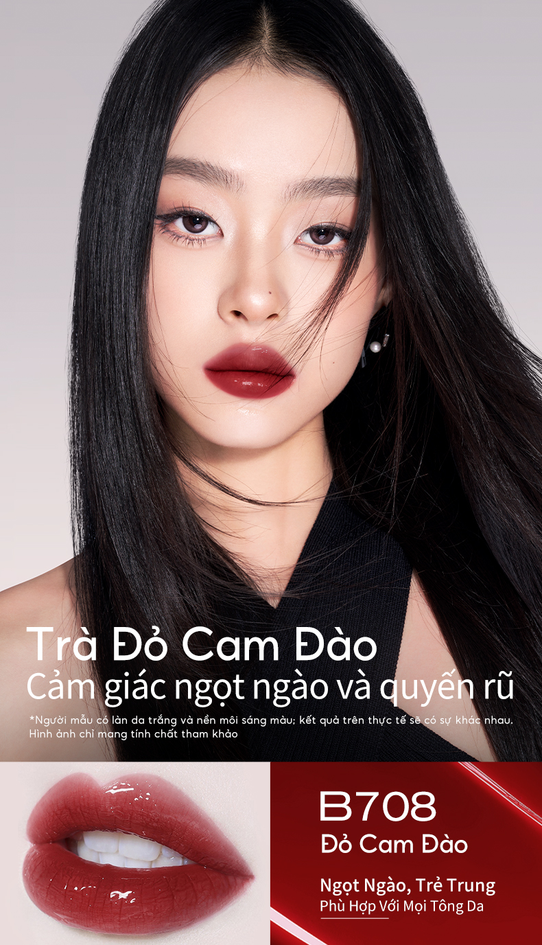 Mô tả Son kem COLORKEY 1.7g lâu trôi trang điểm màu tươi sáng tùy chọn - 5
