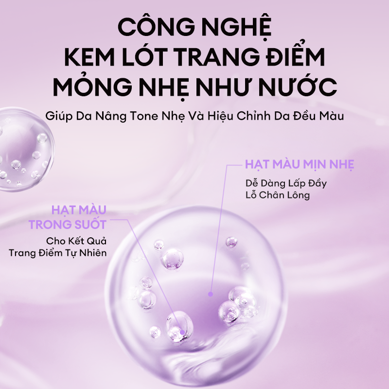 Mô tả Kem lót trang điểm COLORKEY 30g làm sáng da - 7