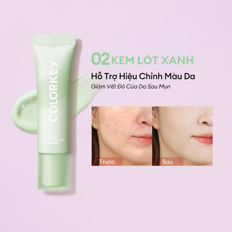 Mô tả Kem lót trang điểm COLORKEY 30g làm sáng da - 10