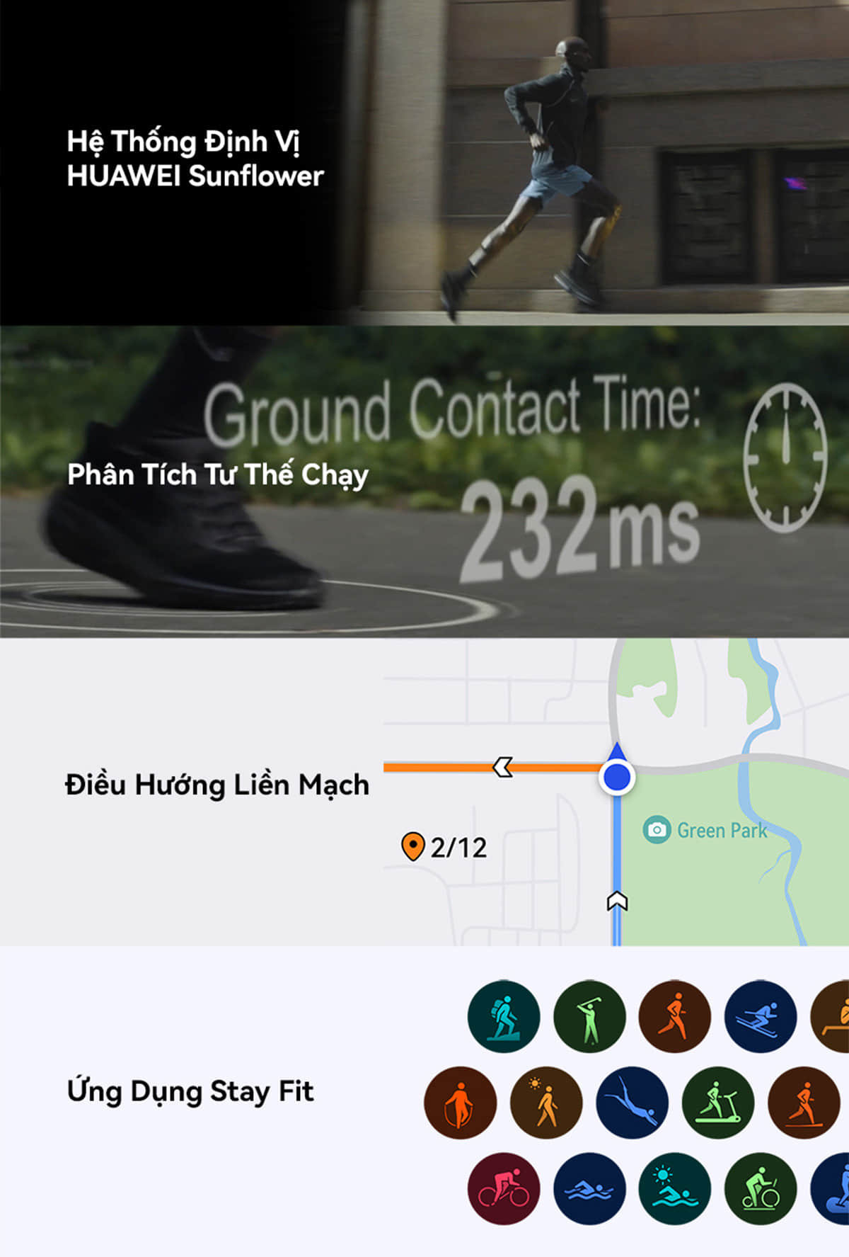 Mô tả Đồng Hồ Thông Minh HUAWEI WATCH GT5 Series Tính Năng Chạy Bộ Và Đạp Xe Mới | Thiết Kế Góc Cạnh | Thời Lượng 2 Tuần - 6