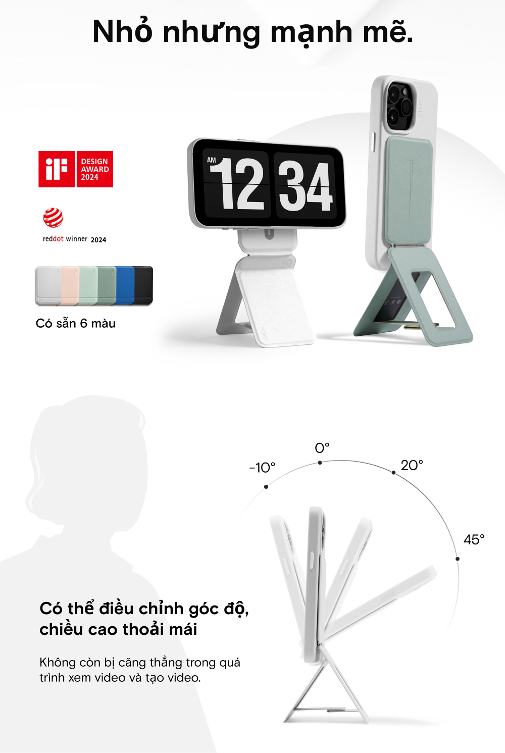 MOFT Phone Tripod Stand Snap Invisible - Hình ảnh 2