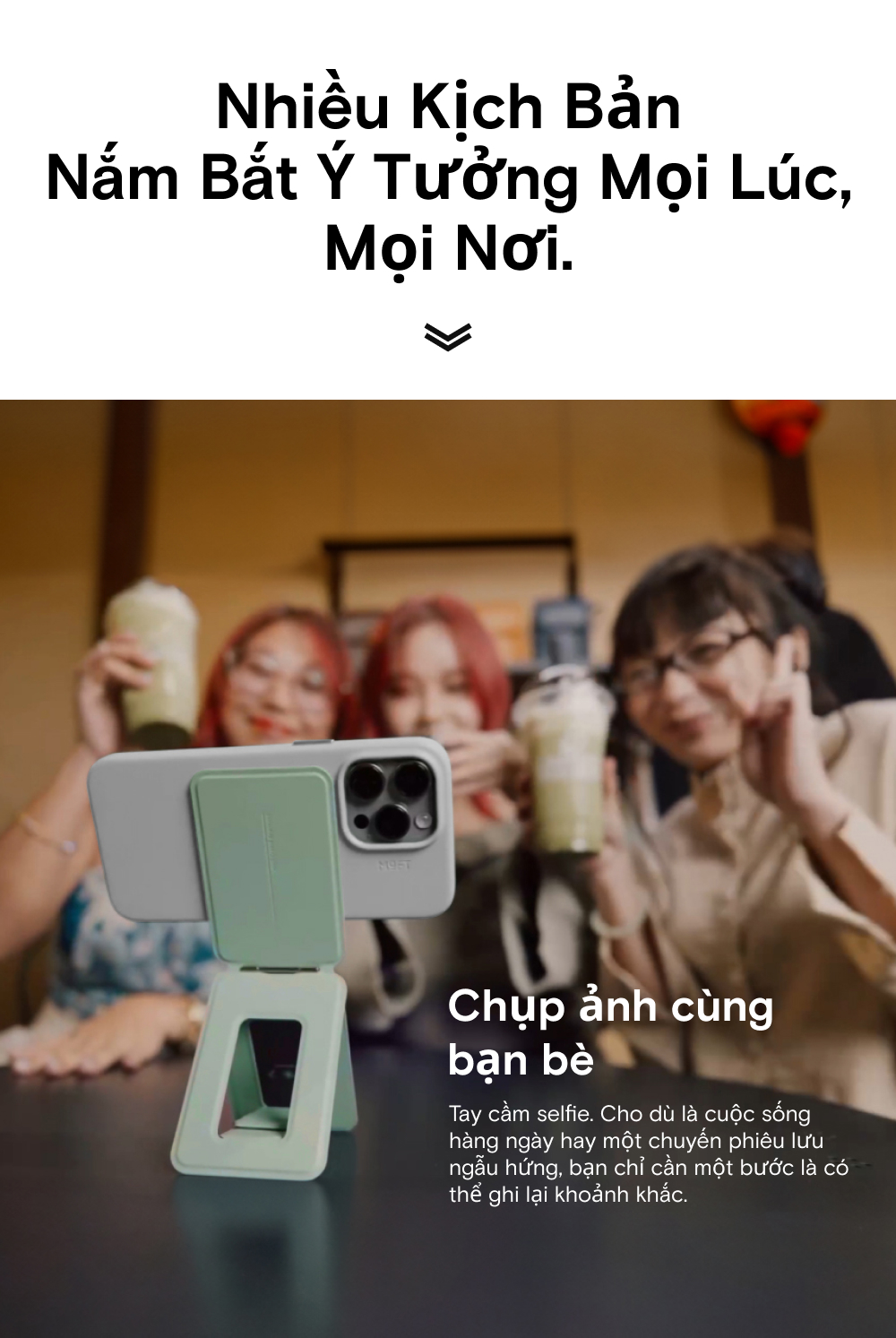 MOFT Phone Tripod Stand Snap Invisible - Hình ảnh 3