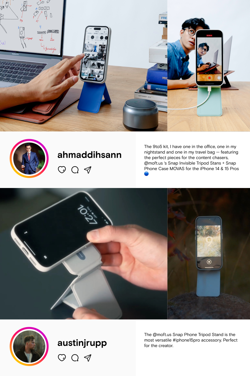 MOFT Phone Tripod Stand Snap Invisible - Hình ảnh 11