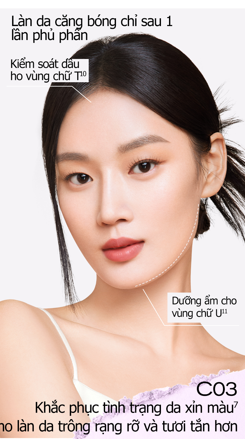 Mô tả COLORKEY Phấn phủ dạng bột lâu trôi giới hạn Bột trang điểm tự nhiên Matte Brighten Kiểm soát dầu Trang điểm mặt lâu trôi 8g - 8