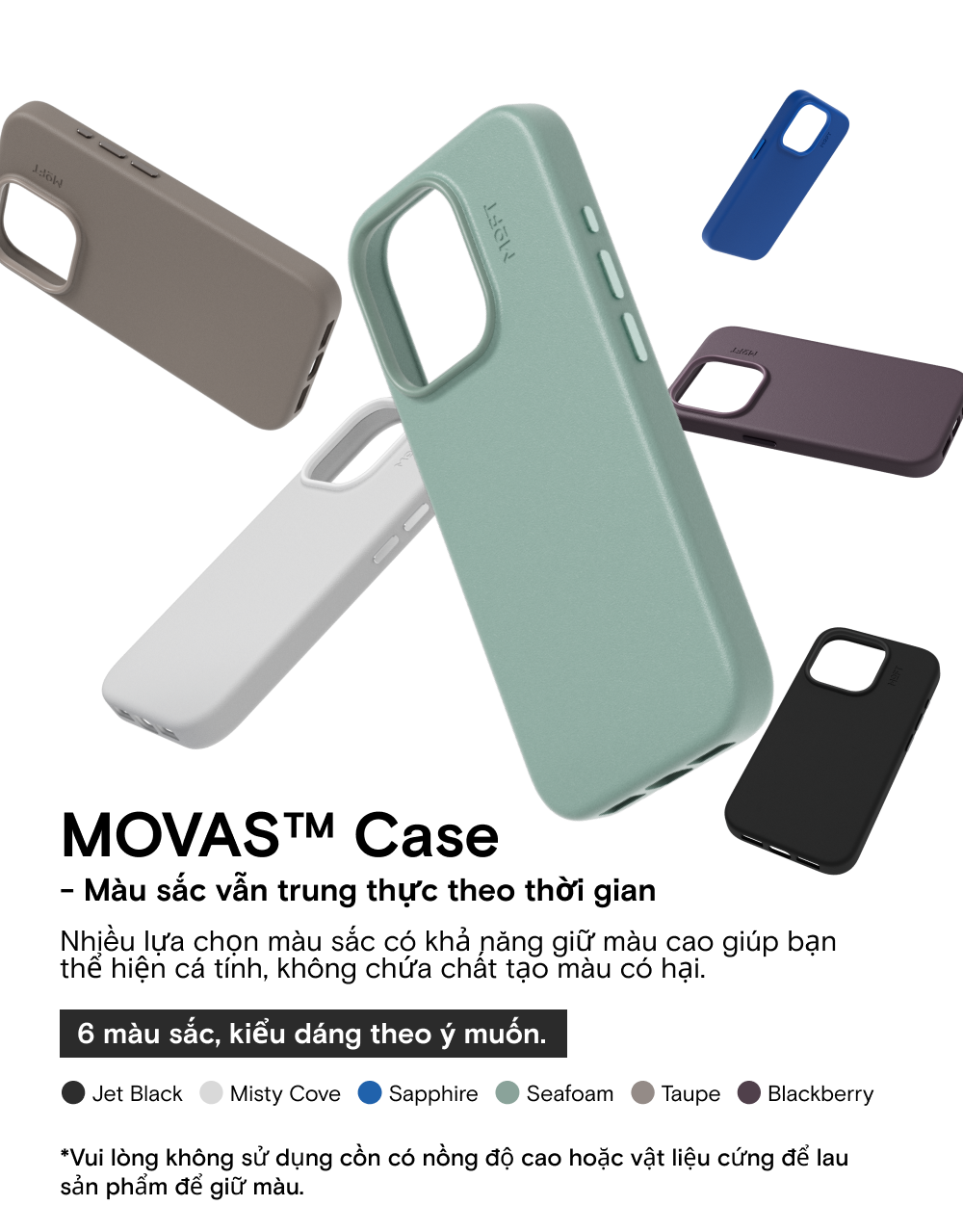 Mô tả MOFT Snap Phone Case MOVAS™Ốp điện thoại MOFT có thể tương thích với mọi phong cách - 4