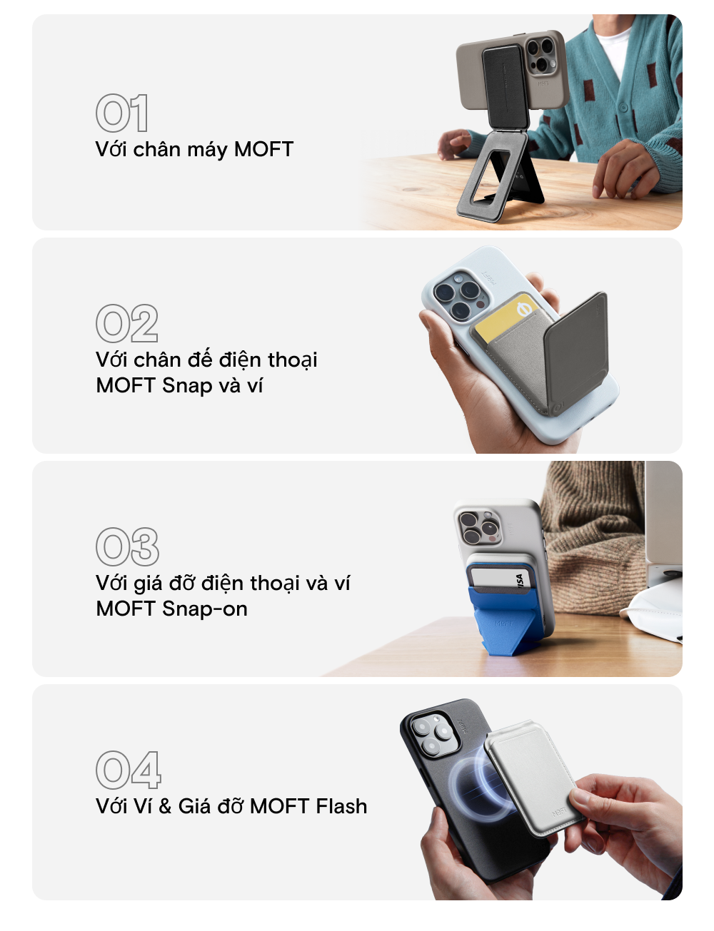 Mô tả MOFT Snap Phone Case MOVAS™Ốp điện thoại MOFT có thể tương thích với mọi phong cách - 9