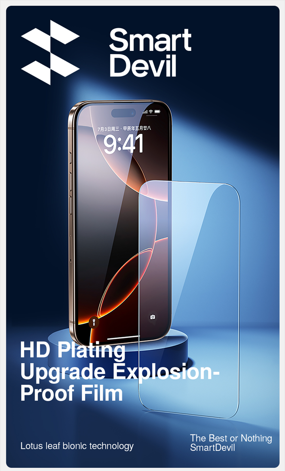 Kính cường lực SmartDevil 2.5D cho iPhone 16 / 16Pro / 16Plus ...