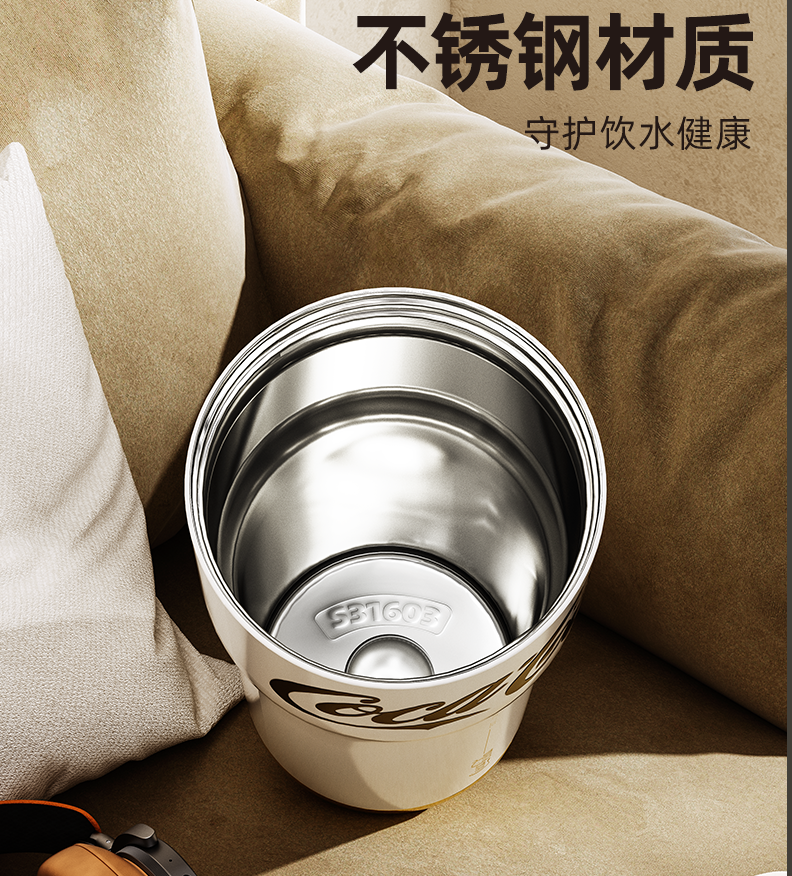 Mô tả Insulated cup Germ capacity 700ml 316 grade stainless steel material Coca Cola Co branded Coffee Cup - 6